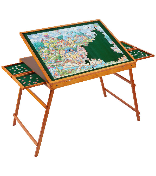 Foldable Puzzle Table