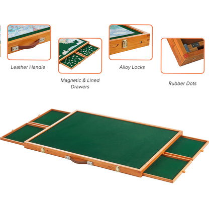 Tilted Jigsaw Puzzle Board - 1500 Pieces - Plastic Cover