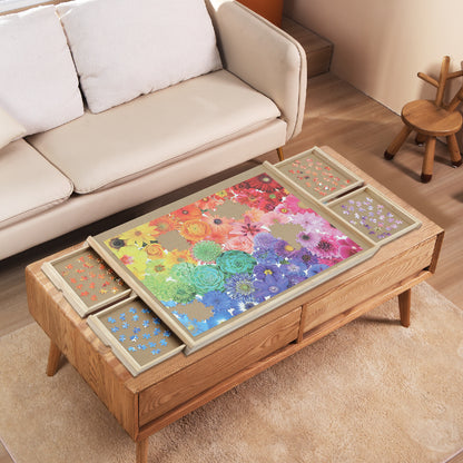 Classic Jigsaw Puzzle Board with Drawer- 1500 Pieces