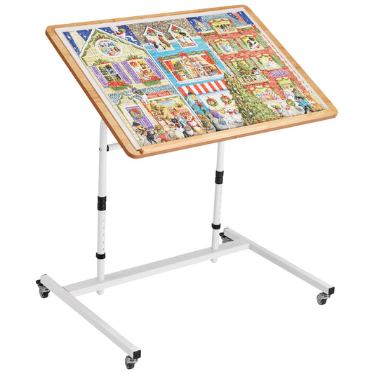 Tilted Jigsaw Puzzle Rolling Table