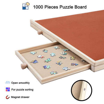 Tilted Jigsaw Puzzle Board - 1000 Pieces - Rubber Cover